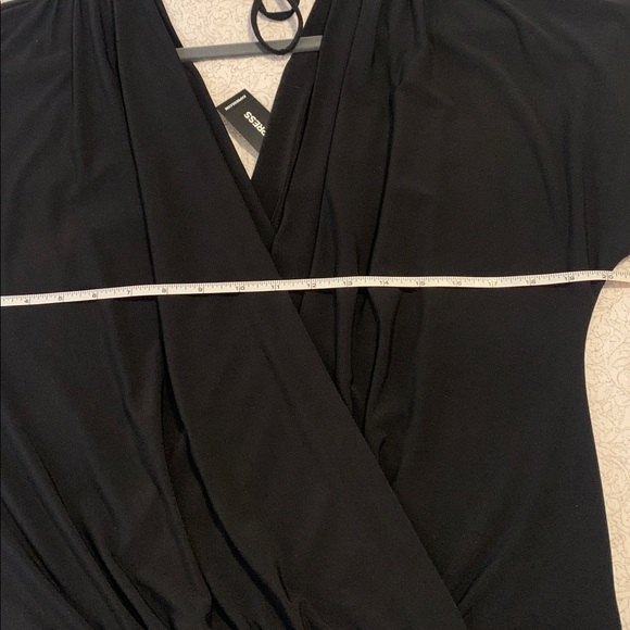 NWT Express Black Dolman Sleeve Wrap Blouse - Picture 10 of 10